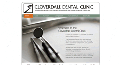 Desktop Screenshot of cloverdaledental.com